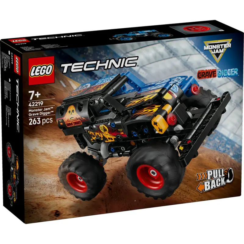 LEGO TECHNIC MONSTER JAM GRAVE DIGGER FOC SI GHEATA 42219