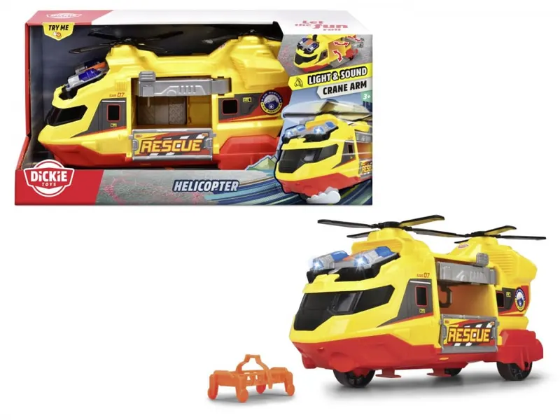 DICKIE ELICOPTER DE SALVARE CU SUNETE SI LUMINI 30CM