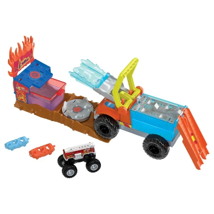 Hot Wheels - Monster Truck Arena Smashers Color Shifters Salvarea lui 5Alarm