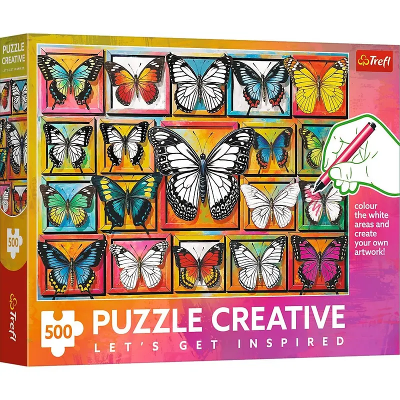 PUZZLE TREFL 500 CREATIVE COLECTIE DE FLUTURI