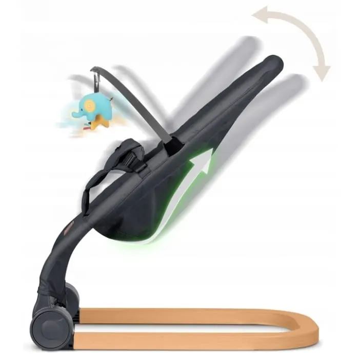 Balansoar 2 in 1 Nukido, jucarii, gri antracit KID620332 — imaginea 3