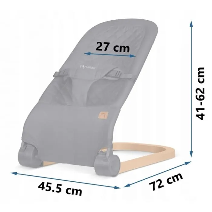 Balansoar 2 in 1 Nukido, jucarii, gri antracit KID620332 — imaginea 4