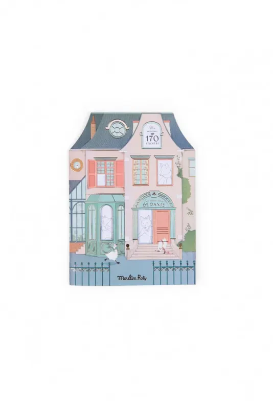 Carte de colorat cu abtibilduri, Mica scoala de dans, Moulin Roty