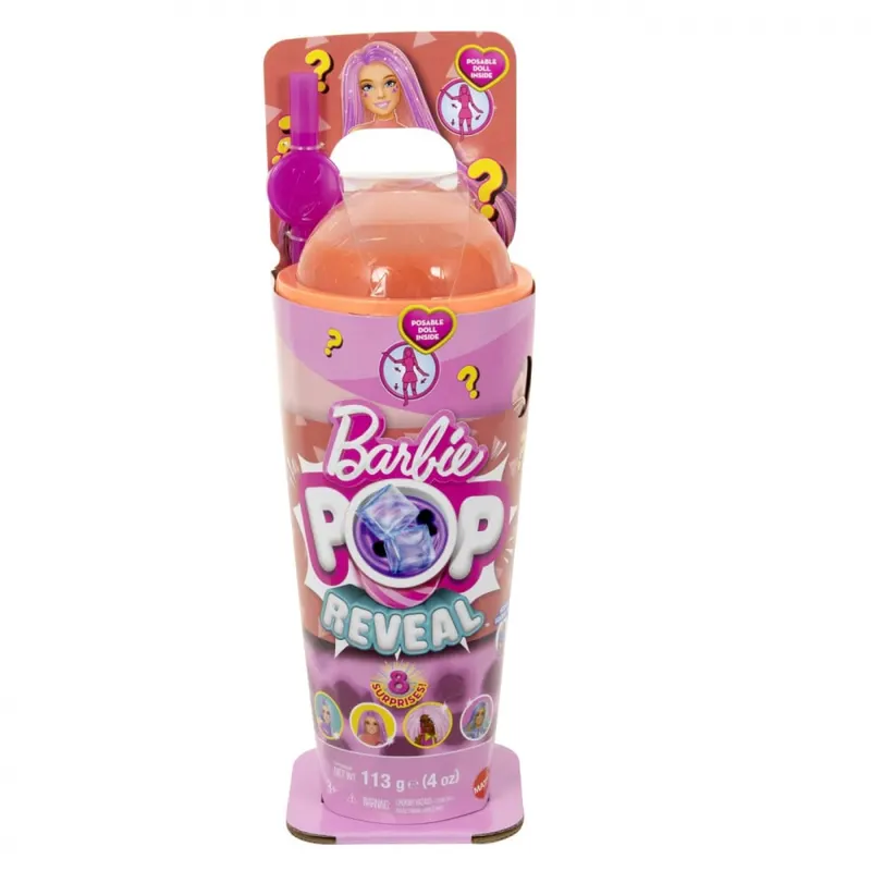 BARBIE POP REVEAL BUBBLE TEA PAPUSA BARBIE MANGO MOCHI