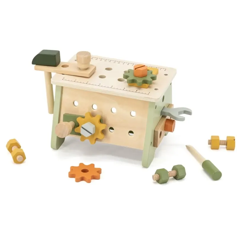 Set cutie scule Viga PolarB, lemn, 21 piese, multicolor KID442490 — imaginea 3