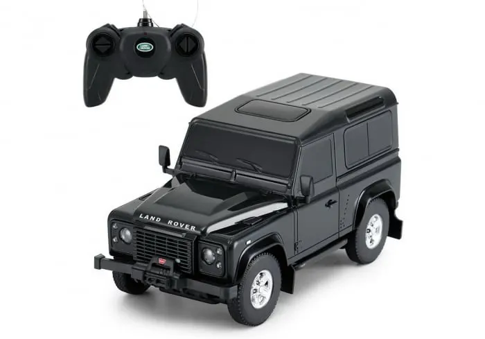 Masina cu Telecomanda Land Rover Defender Negru, Scara 1:24