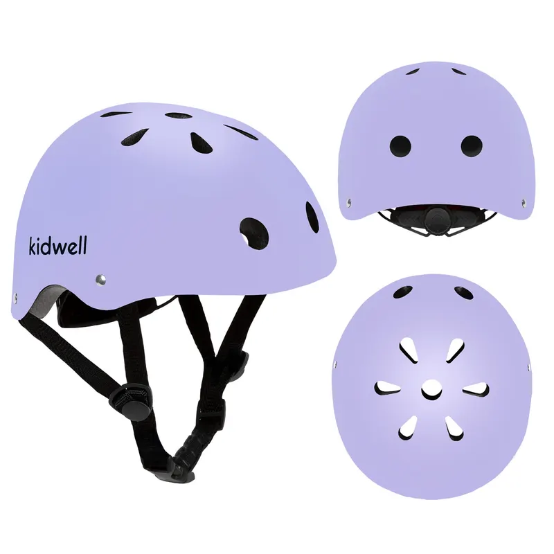 Casca bicicleta copii Kidwell Orix II, curele reglabile, orificii aerisire, violet KID707919 — imaginea 2