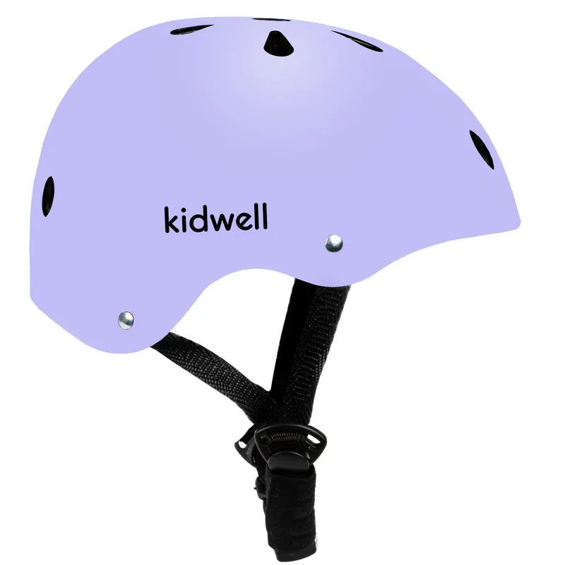 Casca bicicleta copii Kidwell Orix II, curele reglabile, orificii aerisire, violet KID707919 — imaginea 3