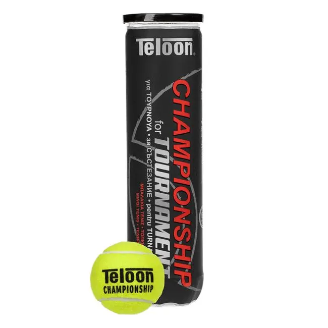 Set 4 mingi pentru tenis,galben, 7 cm