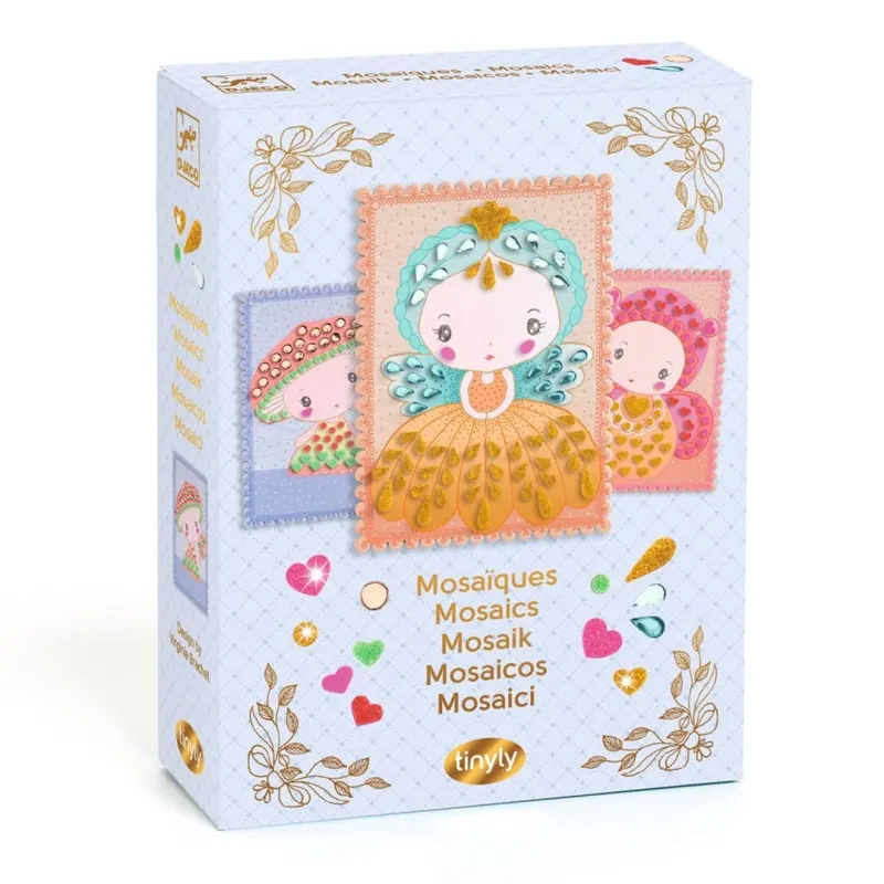 Kit creativ cu mozaic Tinyly Stella, Minico Mushy, Djeco