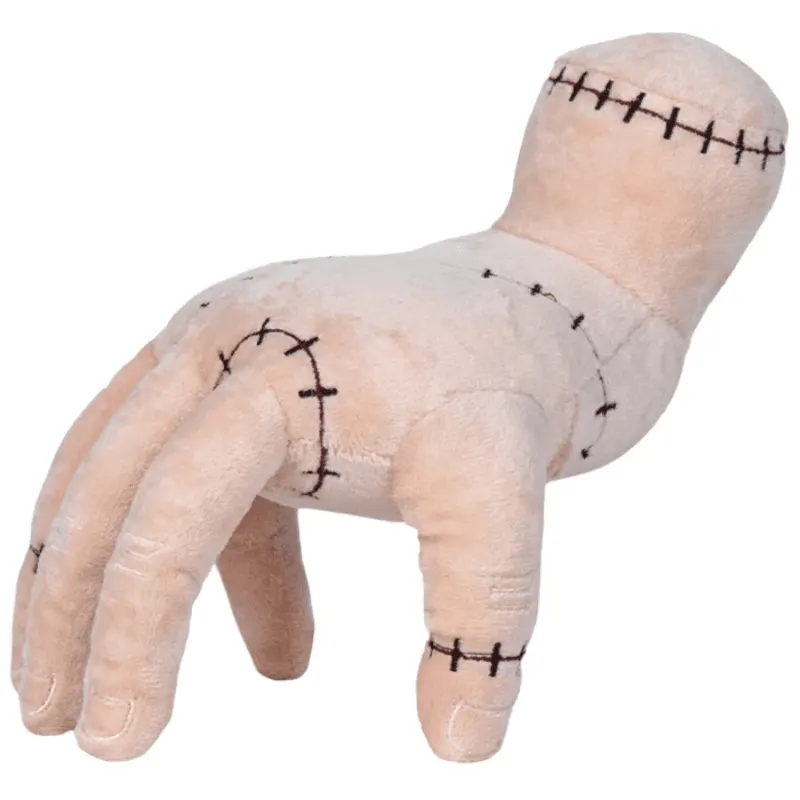 Păpușă de plus Wednesday Thing Clasic, 25 Cm, Mâna Iconică din Addams Family, Pluș Original