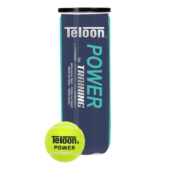 Set 3 mingi pentru tenis,galben, 7 cm