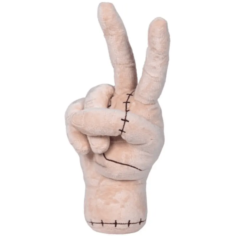 Păpușă de pluș Thing „Victory” 25 Cm, Varianta Specială Wednesday, Design Exclusiv și Textură Moale, Mâna Iconică din Addams Family, Pluș Original