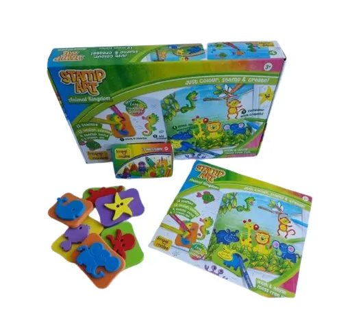 Set Creativ cu Stampile - Regatul Animalelor