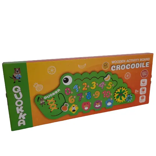 Tabla Educativa cu Activitati Crocodilul