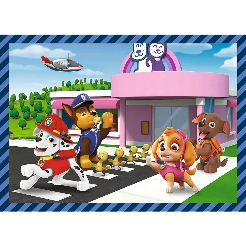 Puzzle Trefl 4 in 1, Patrula Catelusilor, activitatile zilnice ale echipei KID346503 — imaginea 5