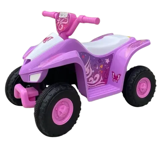 ATV electric pentru fetite 18-36 luni, Princess 25W, 6V, barby pink