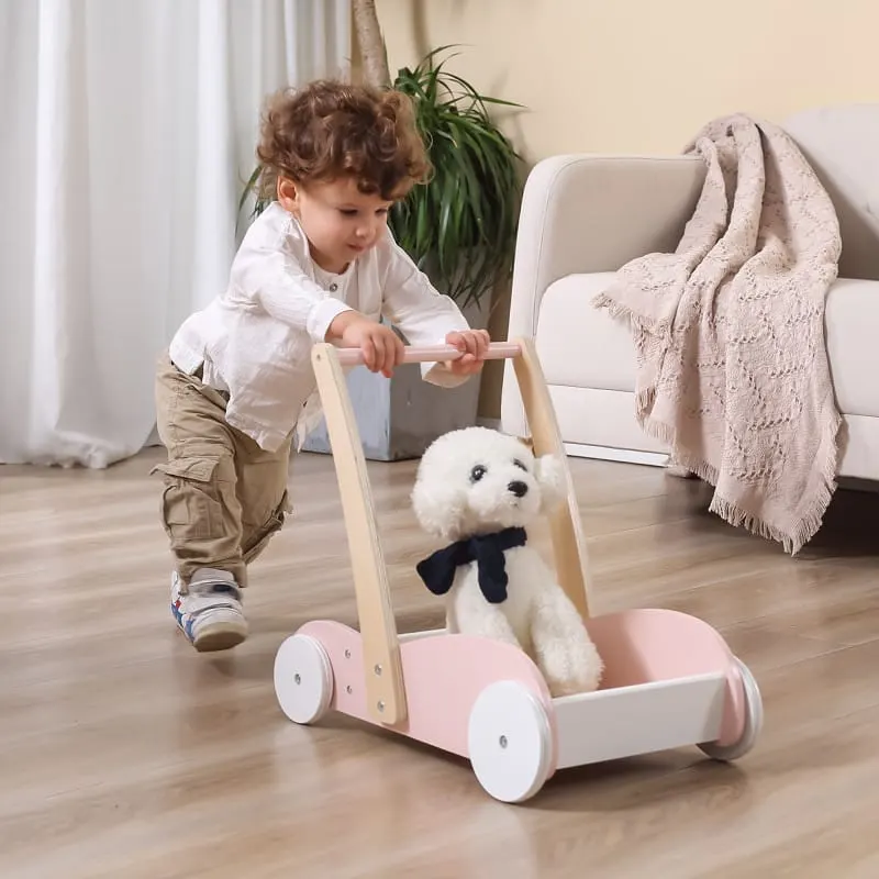 Antemergator PolarB Viga, lemn, roz KID440762 — imaginea 3