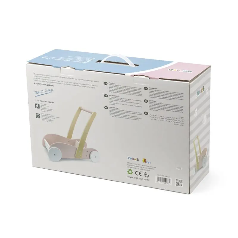 Antemergator PolarB Viga, lemn, roz KID440762 — imaginea 5