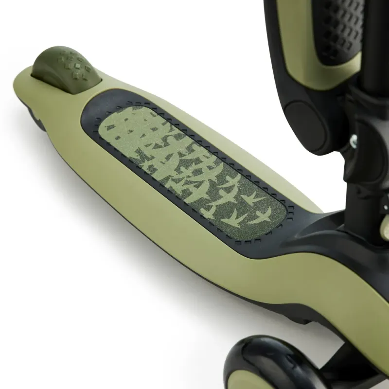 Trotineta Kinderkraft Halley, transformabila, sezut, lumini, pliabila, verde KID922307 — imaginea 4