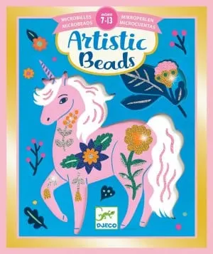 Set creativ cu margele, Animale si flori