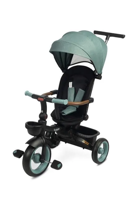 Tricicleta Saber Toyz, scaun rotativ, maner ajustabil, albatru KID399977