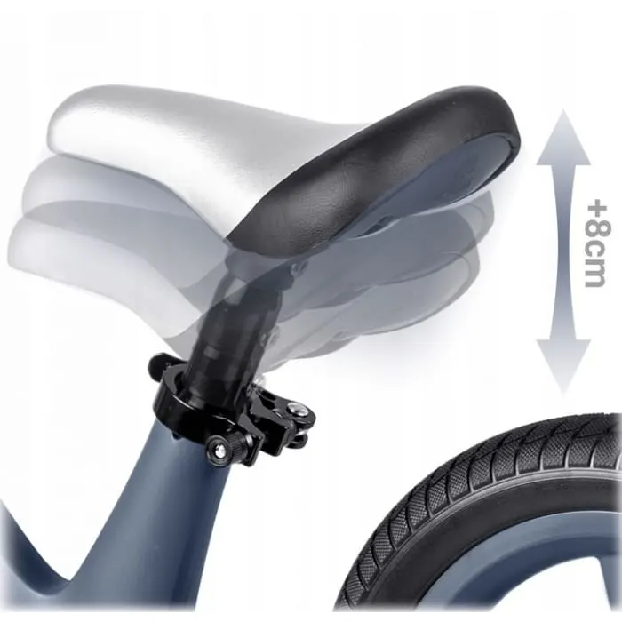 Bicicleta Nukido Light Flee, echilibru, fara pedale, roti EVA, bleumarin KID623081 — imaginea 4