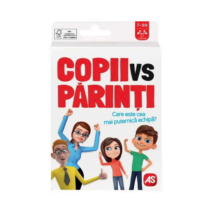 Joc de carti Copii Vs Parinti,+7 ani