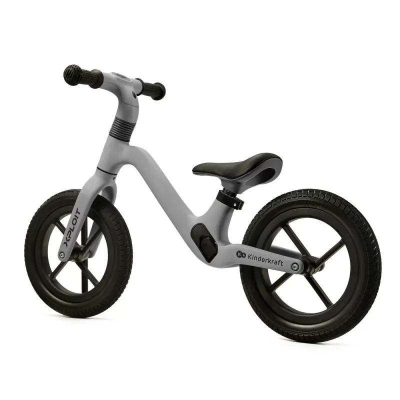 Bicicleta Kinderkraft Xpoit, fara pedale, echilibru, argintiu KID924981 — imaginea 3