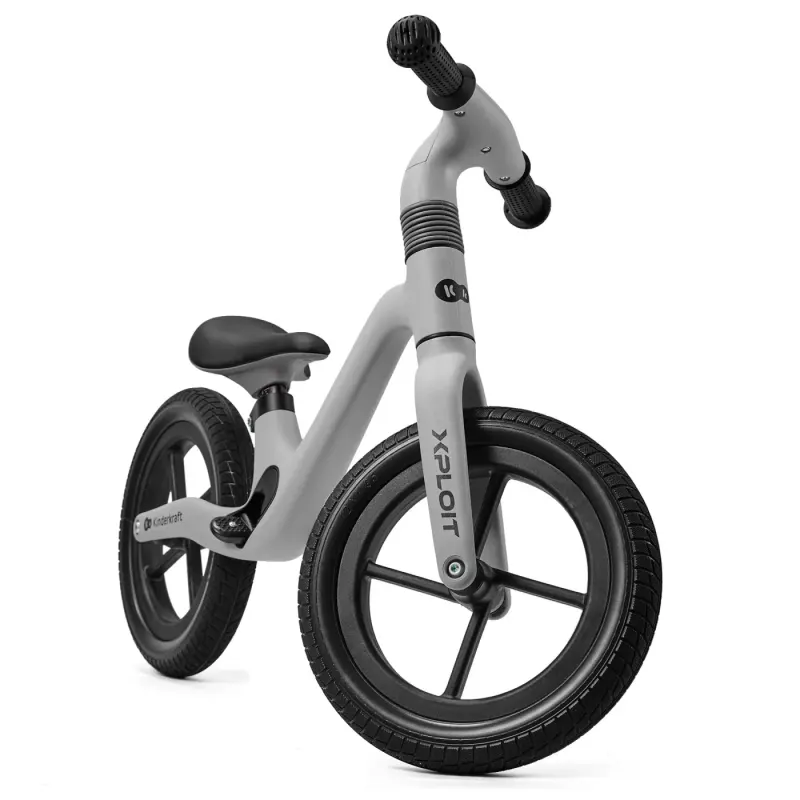 Bicicleta Kinderkraft Xpoit, fara pedale, echilibru, argintiu KID924981 — imaginea 4