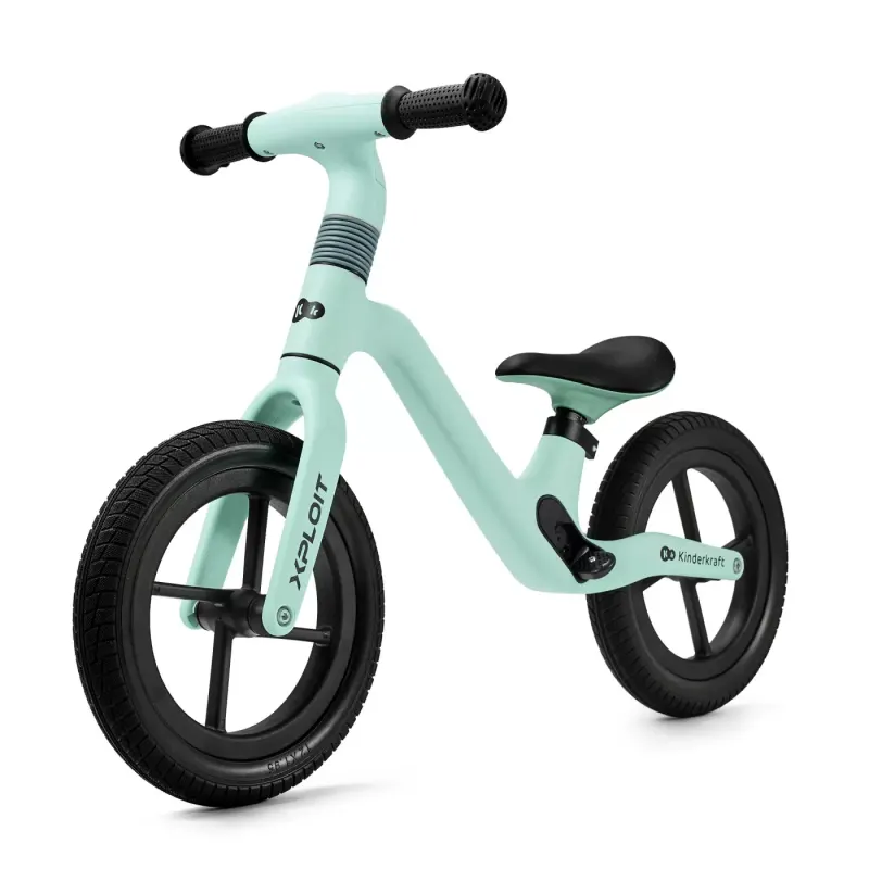 Bicicleta Kinderkraft Xpoit, fara pedale, echilibru, turcoaz KID925001