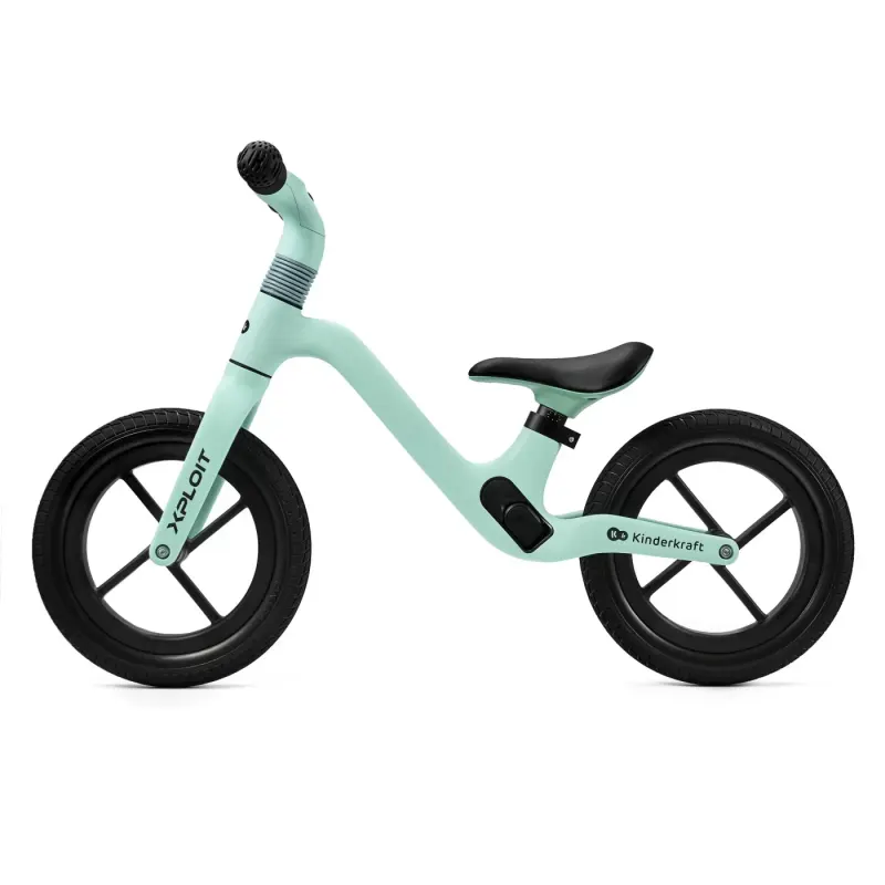Bicicleta Kinderkraft Xpoit, fara pedale, echilibru, turcoaz KID925001 — imaginea 2
