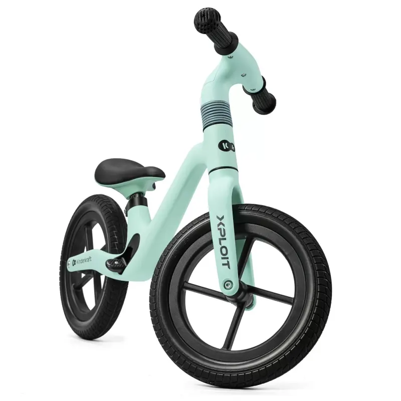 Bicicleta Kinderkraft Xpoit, fara pedale, echilibru, turcoaz KID925001 — imaginea 4