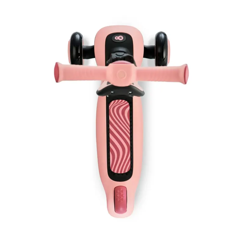 Trotineta Kinderkraft Halley, transformabila, sezut, lumini, pliabila, roz KID922314 — imaginea 3
