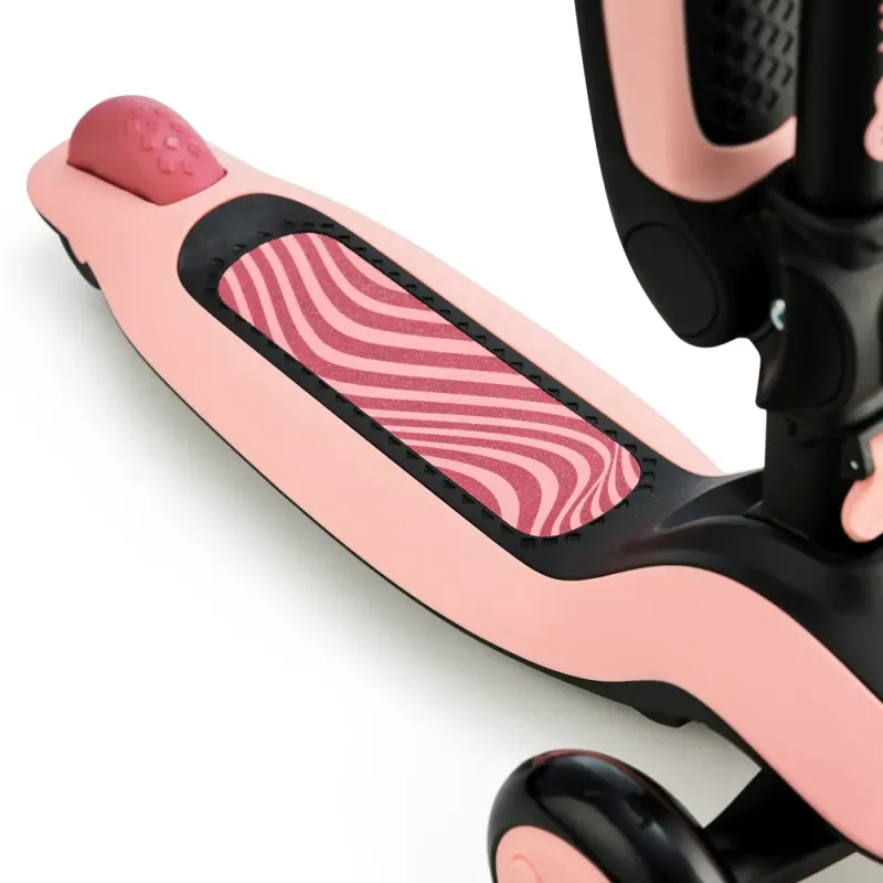 Trotineta Kinderkraft Halley, transformabila, sezut, lumini, pliabila, roz KID922314 — imaginea 4