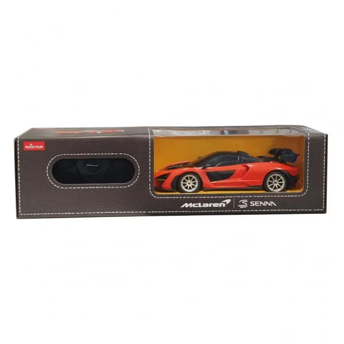 Masina cu Telecomanda McLaren Senna Portocaliu, Scara 1:24