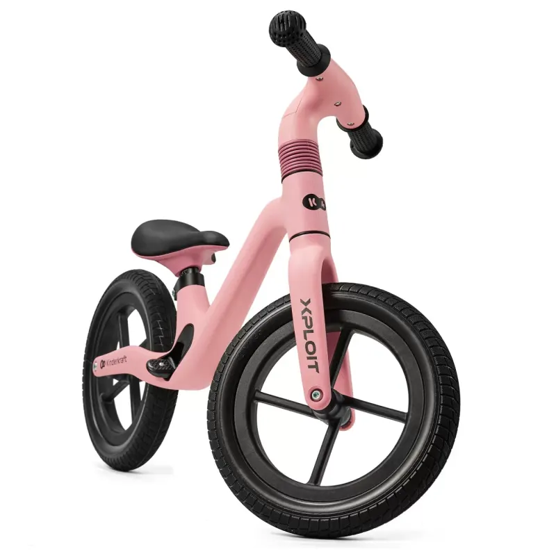 Bicicleta Kinderkraft Xpoit, fara pedale, echilibru, roz KID924998 — imaginea 2