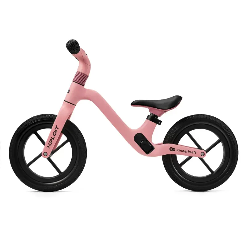 Bicicleta Kinderkraft Xpoit, fara pedale, echilibru, roz KID924998 — imaginea 3