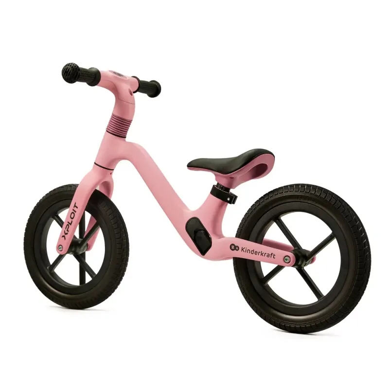 Bicicleta Kinderkraft Xpoit, fara pedale, echilibru, roz KID924998 — imaginea 4