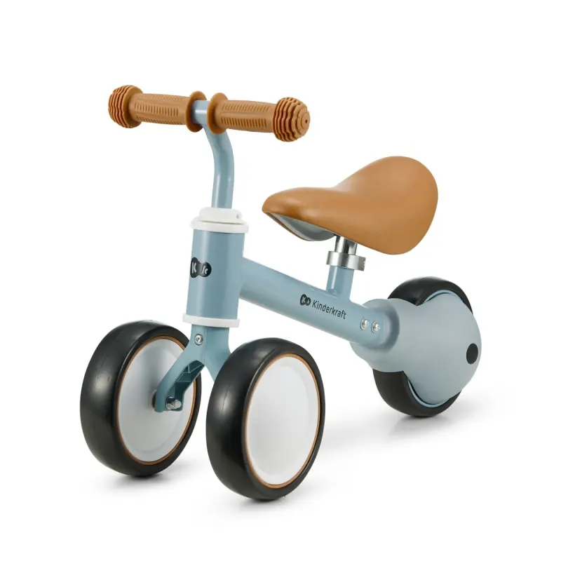 Bicicleta Kinderkraft Cutie, echilibru, 3 roti, albastru KID925377