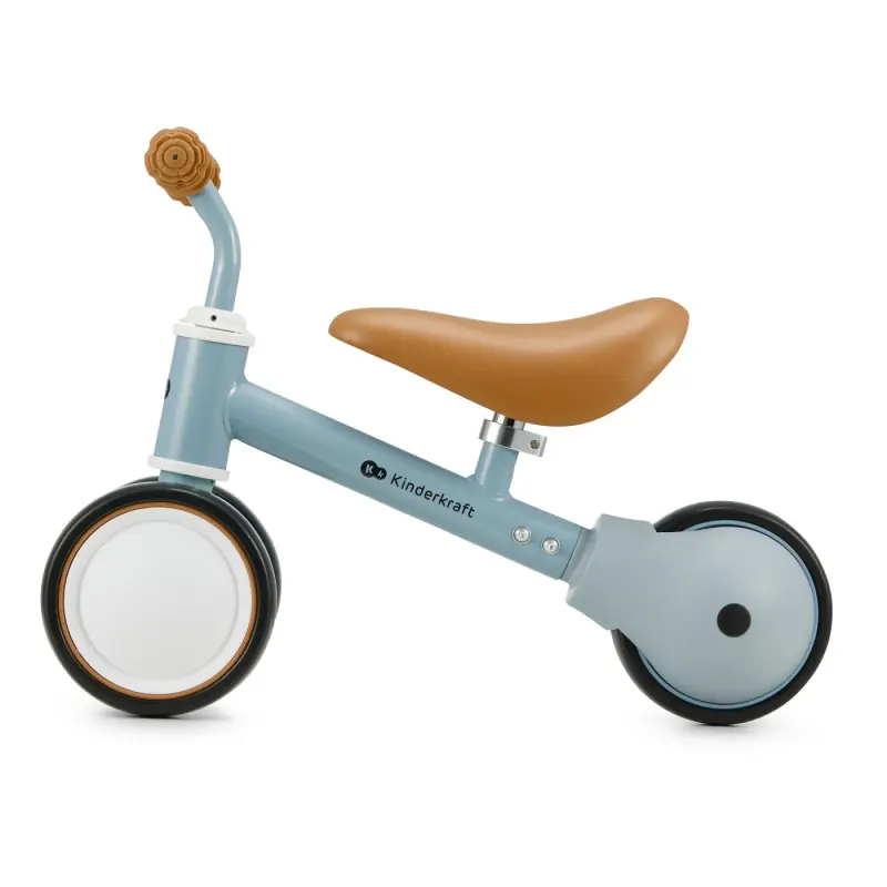 Bicicleta Kinderkraft Cutie, echilibru, 3 roti, albastru KID925377 — imaginea 3