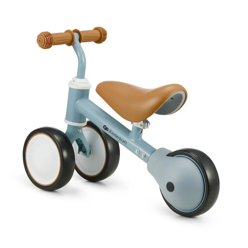 Bicicleta Kinderkraft Cutie, echilibru, 3 roti, albastru KID925377 — imaginea 4