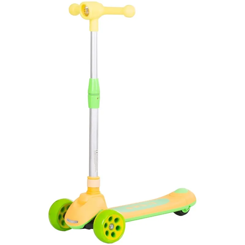 Trotineta Chipolino Orbit, lumini, pliabila, ghidonul reglabil, portocaliu KID055547