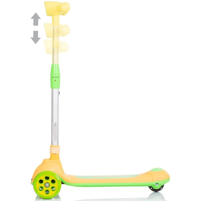 Trotineta Chipolino Orbit, lumini, pliabila, ghidonul reglabil, portocaliu KID055547 — imaginea 2