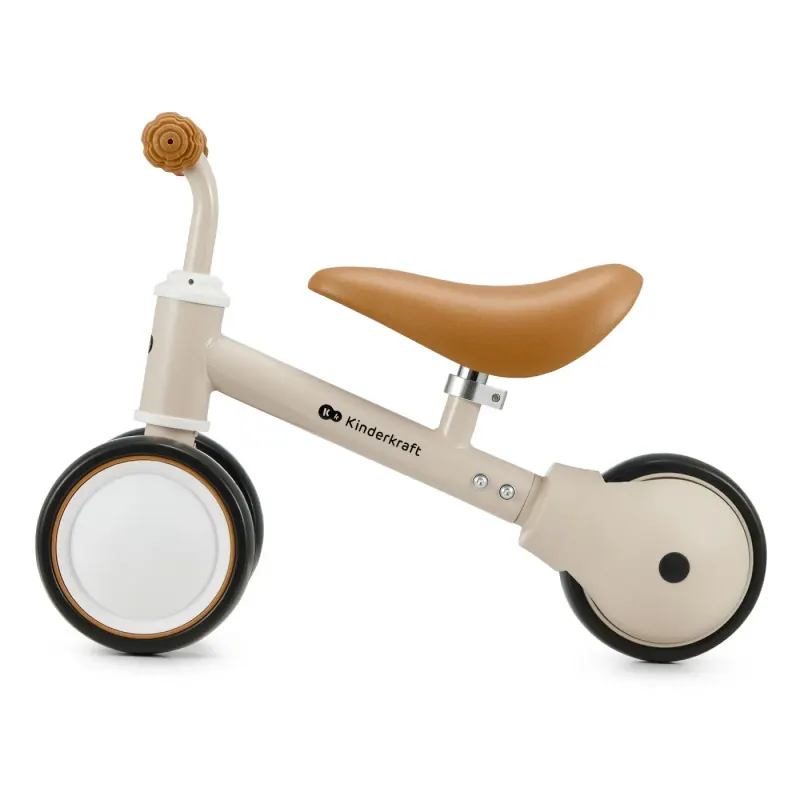 Bicicleta Kinderkraft Cutie, echilibru, 3 roti, bej KID925384 — imaginea 2