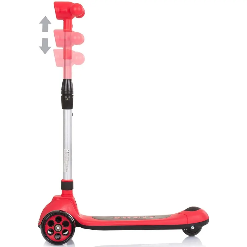 Trotineta Chipolino Orbit, lumini, pliabila, ghidonul reglabil, rosu KID055554 — imaginea 2