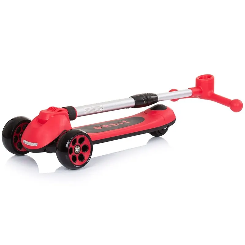 Trotineta Chipolino Orbit, lumini, pliabila, ghidonul reglabil, rosu KID055554 — imaginea 3