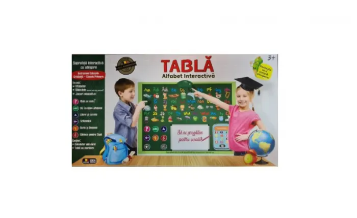 Tabla Alfabet interactiva cu sunete, melodii si calculator