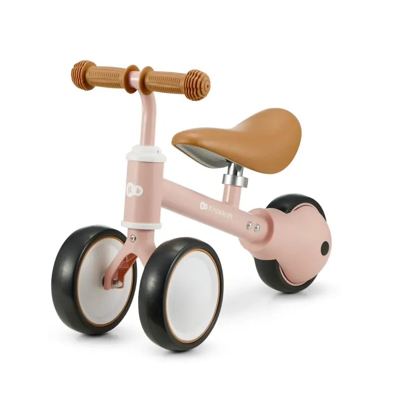 Bicicleta Kinderkraft Cutie, echilibru, 3 roti, roz KID925650