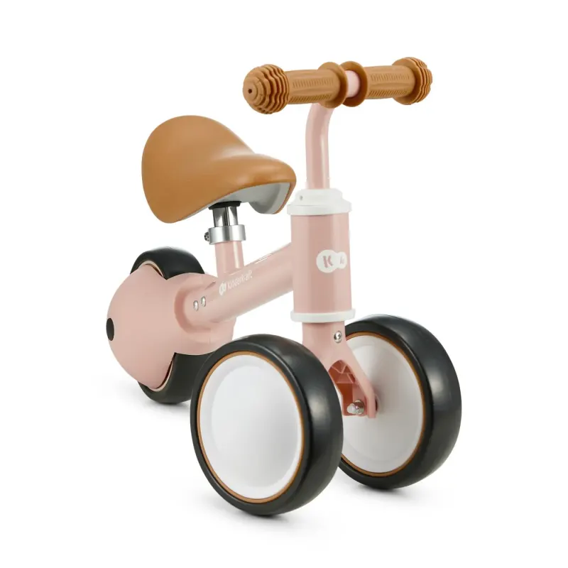 Bicicleta Kinderkraft Cutie, echilibru, 3 roti, roz KID925650 — imaginea 3